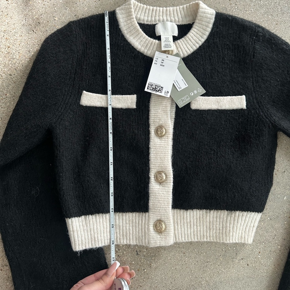 H&M contrast cardigan - Picture 3 of 4